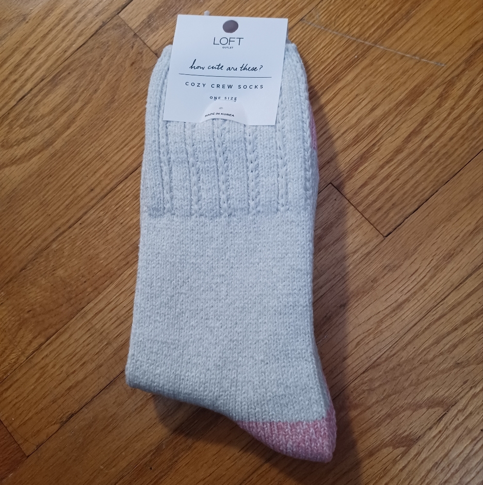 NWT LOFT MARLED CREW SOCKS ONE SIZE - Picture 5 of 5